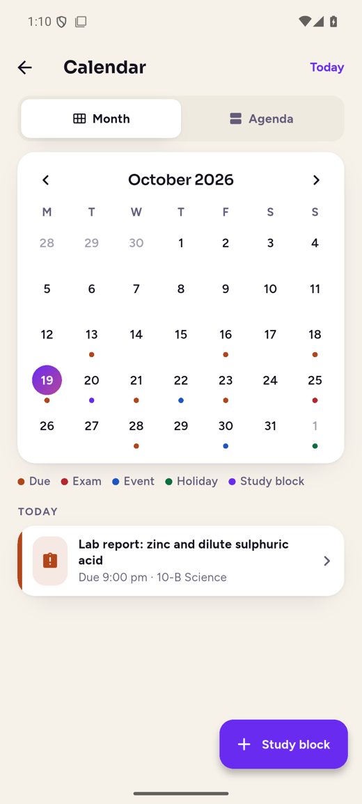 Calendar