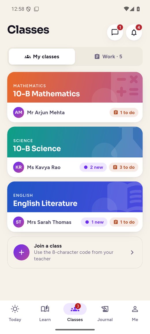 Classes
