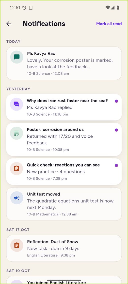 Notifications